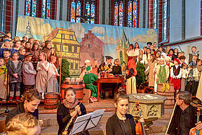 Aufführung eines Kindermusicals in Meiningen, Foto: Nicole Victor