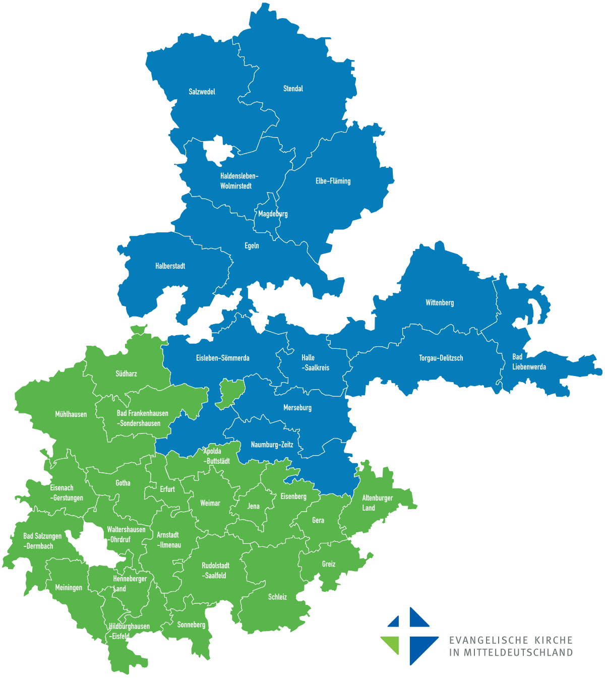 Bischofssprengel der EKM © EKM/André Zimmermann